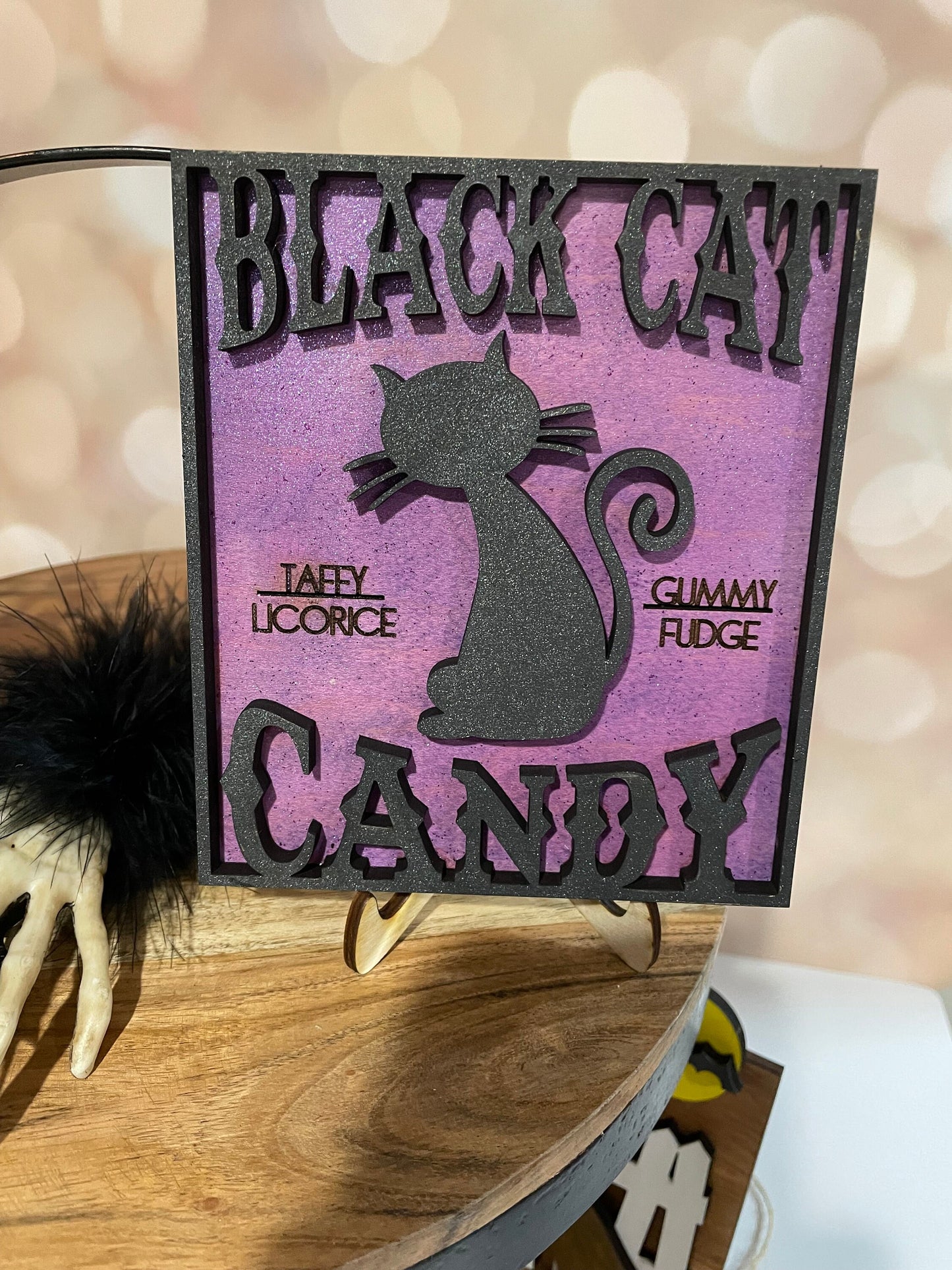 Halloween Tiered Tray Decor #3 | Tier Tray Decor| Halloween decor | Mini signs for Halloween| Witches Brew | Poison