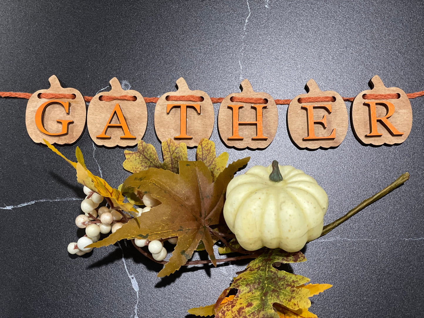 Thanksgiving Tiered Tray Decor #1 | Give Thanks Decor | Thanksgiving Dinner Table Decor | Apple Pie | Thanksgiving Menu | Mini-signs