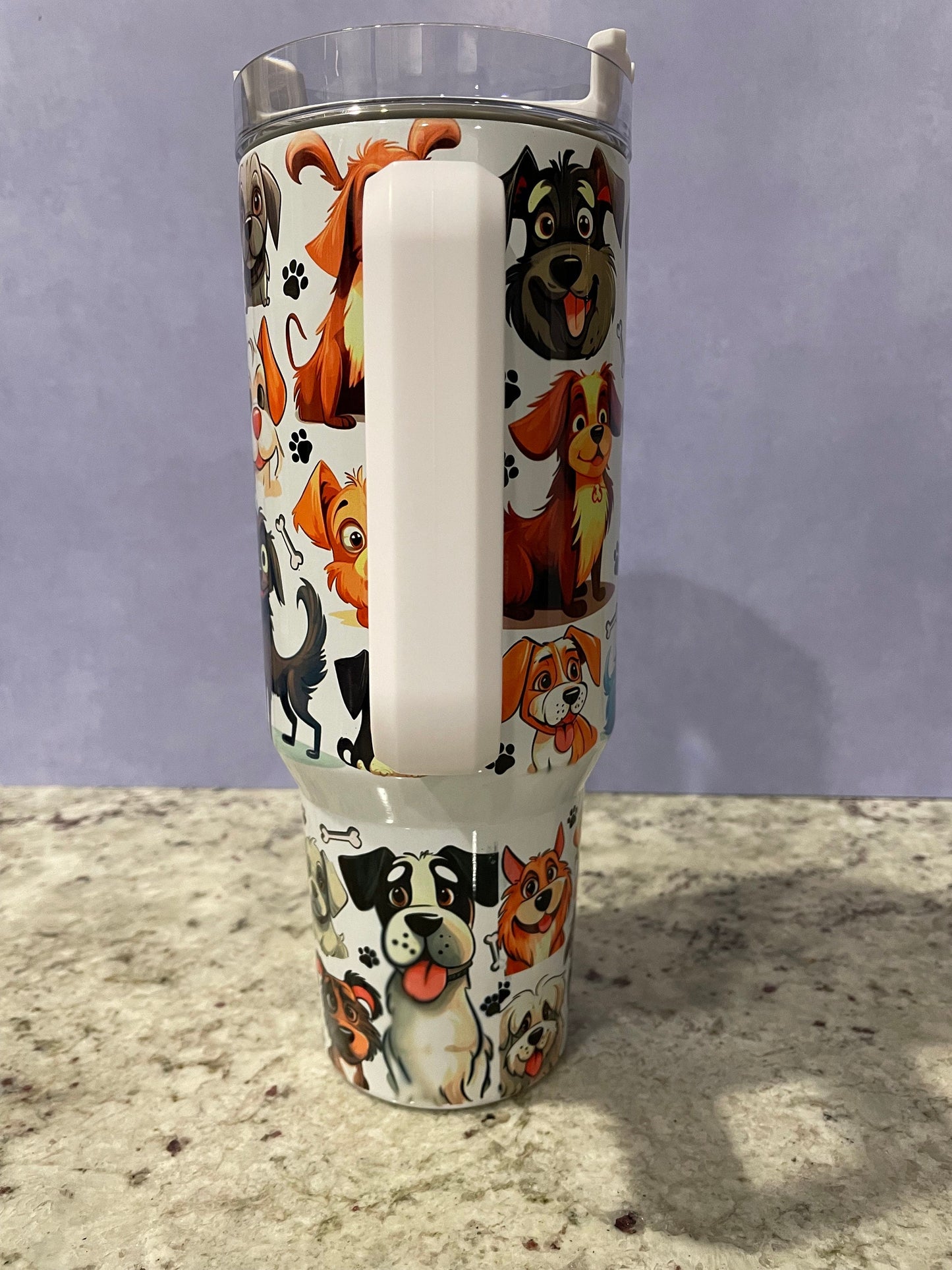 40 oz tumbler with handle | Dogs, dogs and more dogs