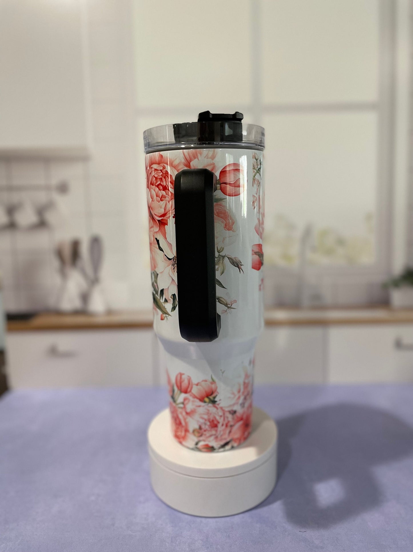 40 oz tumbler with handle | Beautifully broken, perfectly imperfect