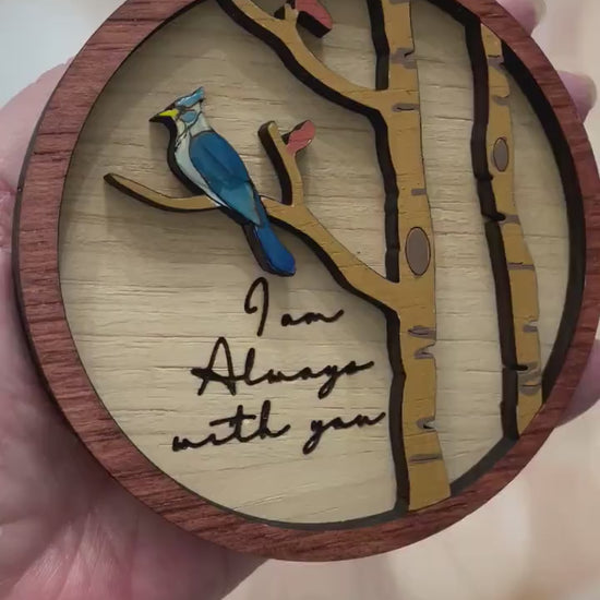 Bluebird I am always with you ornament | Memorial ornament | Christmas ornament