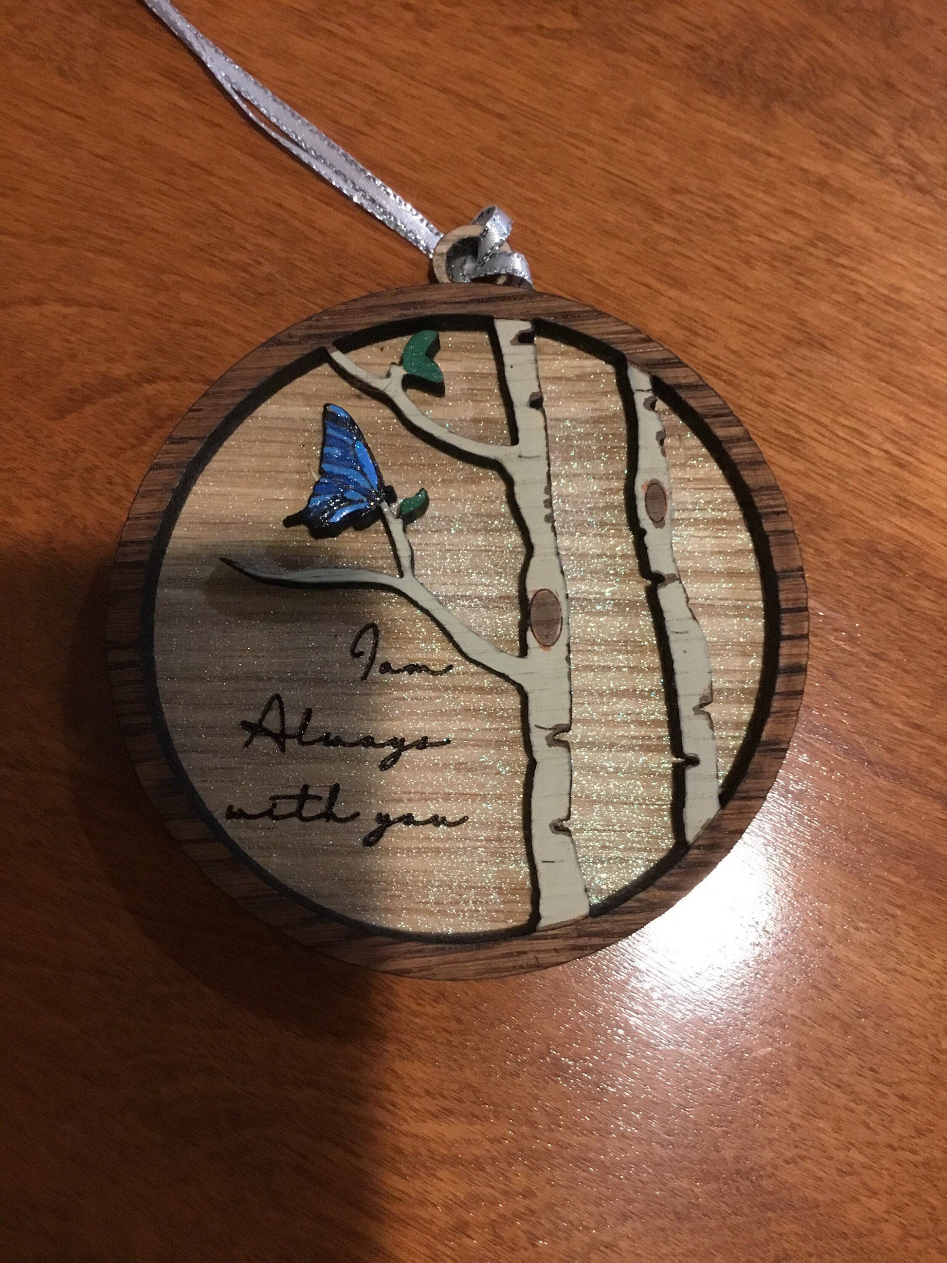 Butterfly Always With You Ornament | Memorial gift