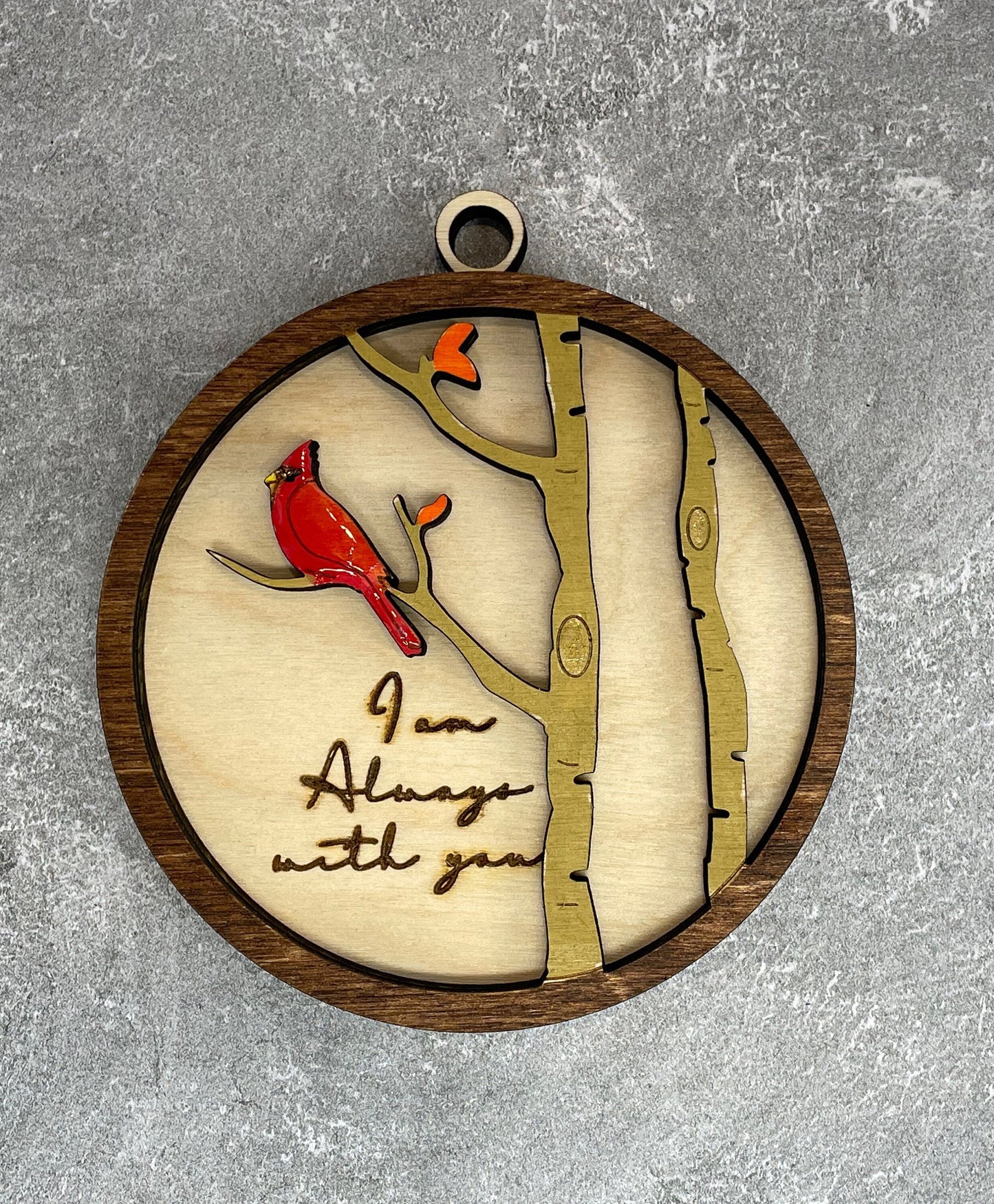 Cardinal Always With You Ornament