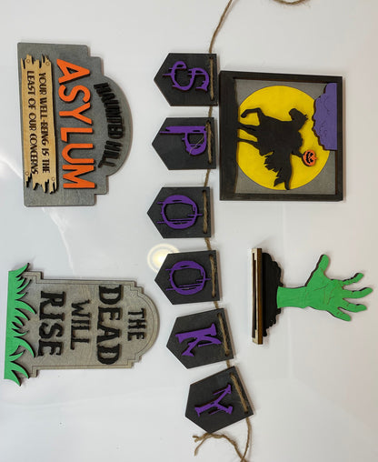 Halloween Tiered Tray Decor