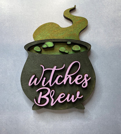 Halloween Tiered Tray | Wicked Tiered Tray| Halloween witches | Witches Brew |Halloween Mini-Signs | Witch Decor | Halloween Decor