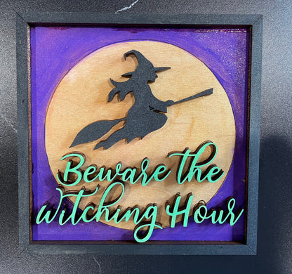 Halloween Tiered Tray | Wicked Tiered Tray| Halloween witches | Witches Brew |Halloween Mini-Signs | Witch Decor | Halloween Decor