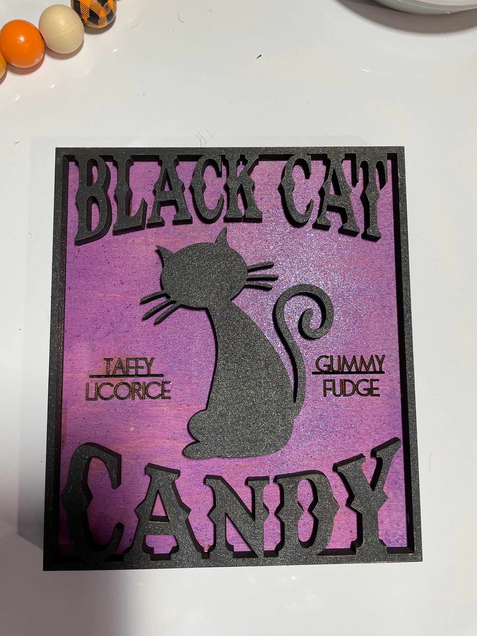 Halloween Tiered Tray Decor #3 | Tier Tray Decor| Halloween decor | Mini signs for Halloween| Witches Brew | Poison