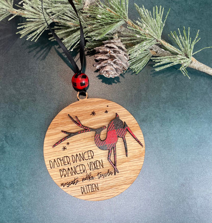 Wine, tequila and vodka Christmas ornament