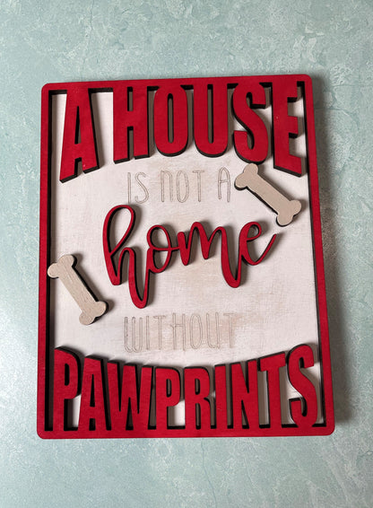 Tiered tray decor | love my dogs | mini signs | farmhouse decor