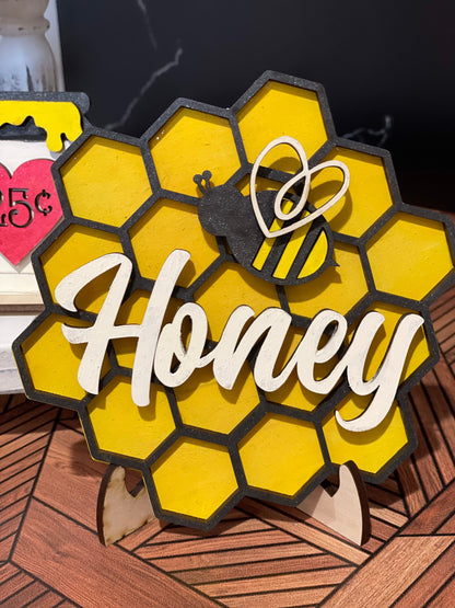 Bee | Honey | Welcome to our Hive | tiered tray decor