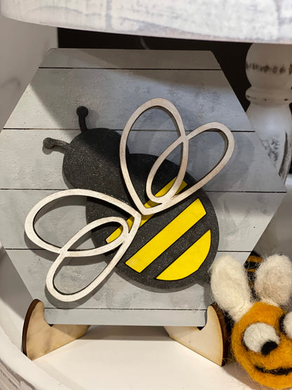 Bee | Honey | Welcome to our Hive | tiered tray decor