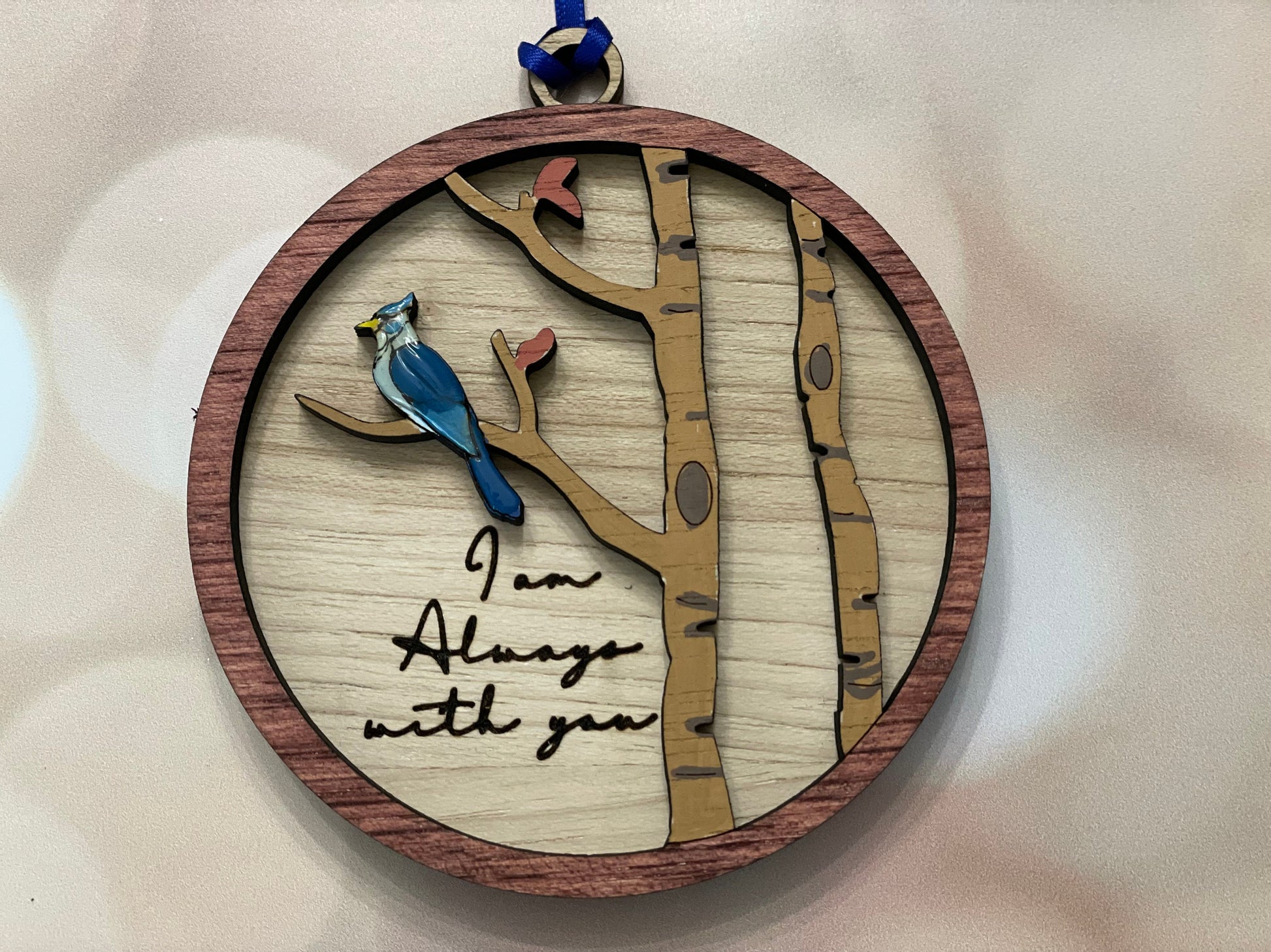 Bluebird I am always with you ornament | Memorial ornament | Christmas ornament